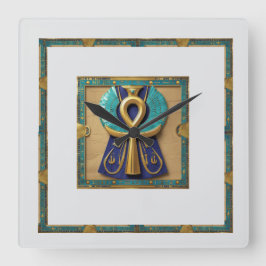 生命鍵 スクエア壁時計