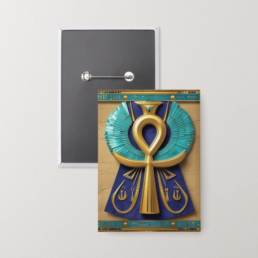 生命鍵 缶バッジ (正面/裏面)