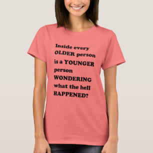 生命驚異の旅行の若く古いヴィンテージの思考GIF Tシャツ
