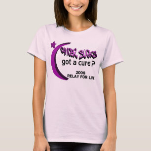 生命2006年のワイシャツのためのCancerSucksのリレー Tシャツ
