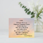 生命 シーズンポストカード (スタンド正面)