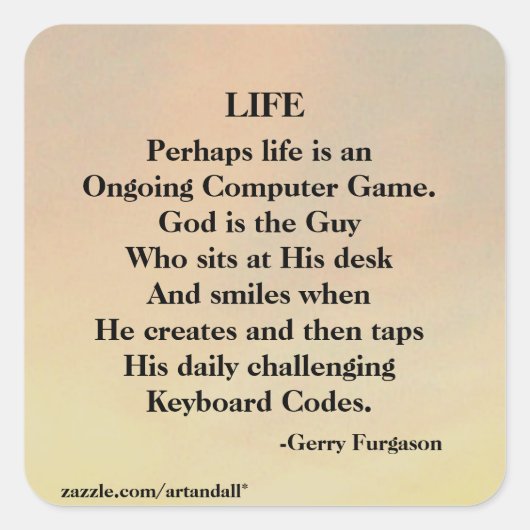 生命 スクエアシール (正面)