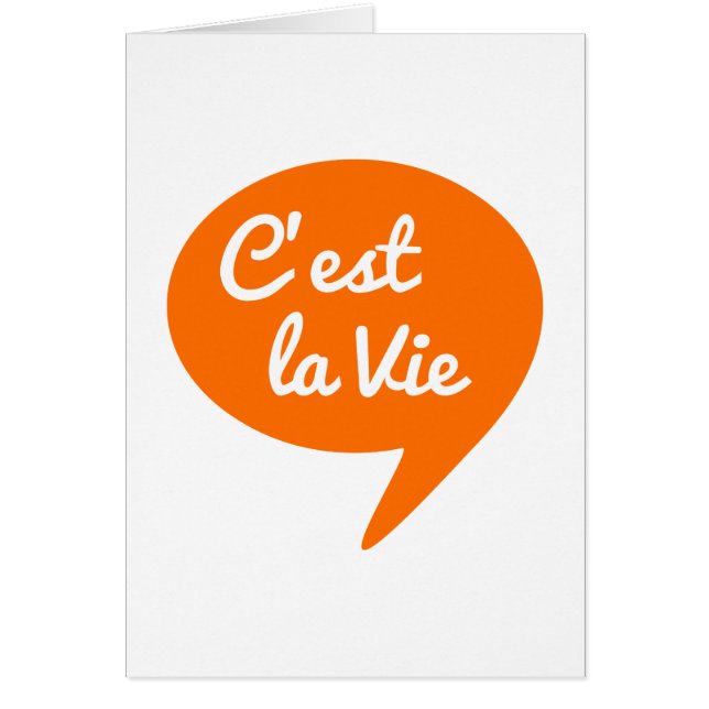 生命"フランスのな単語の芸術であるC'estのlaは、"、文字竸います (正面)