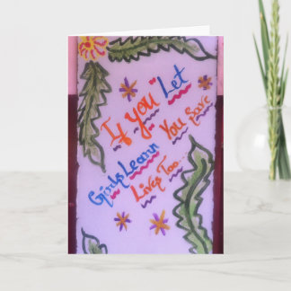 「生命」余りに救うために女の子がカード学ぶことを許可したら サンキューカード