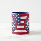 生命、自由、そして幸福の追求 マグカップ (中央)