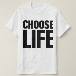 生命(黒いプリント) Tシャツを選んで下さい Tシャツ