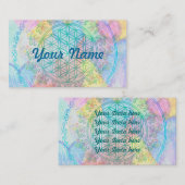 生命/Blume des Lebensの花-ハートを愛して下さい 名刺 (正面/裏面)