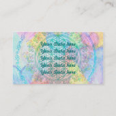 生命/Blume des Lebensの花-ハートを愛して下さい 名刺 (裏面)