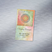 生命/Blume des Lebensの花- Iを飾って下さい マグネット名刺 (インサイチュ)