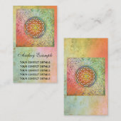 生命/Blume des Lebensの花- Iを飾って下さい 名刺 (正面/裏面)