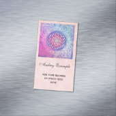 生命/Blume des Lebensの花- Vを飾って下さい マグネット名刺 (インサイチュ)