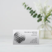 生命(Blume des Lebens)の花 名刺 (スタンド正面)