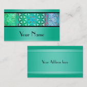 生命/Blume des Lebens -オーナメントの花IV 名刺 (正面/裏面)