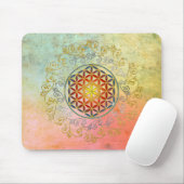 生命/Blume des Lebens -オーナメントの花IV BG マウスパッド (マウス)