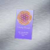 生命/Blume des Lebens -ボタンIVの花 マグネット名刺 (インサイチュ)