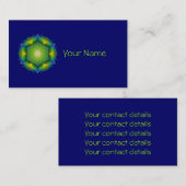 生命/Blume des Lebens -曼荼羅Vの花 名刺 (正面/裏面)