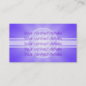 生命/Blume des Lebens -白いtranspa.の花 名刺 (裏面)