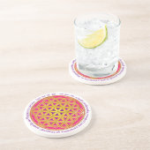 生命/Moolaの信念の花 コースター (側面)