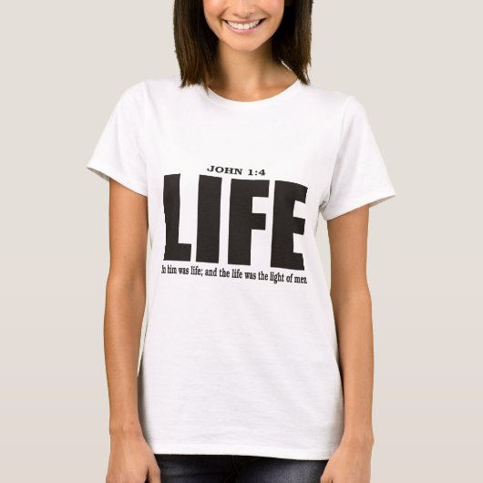 生命 Tシャツ (正面)