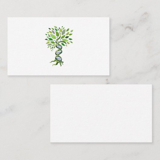 生命DNA遺伝生物学環境 名刺 (正面/裏面)