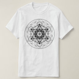 生命Metatronの立方体のワイシャツの花 Tシャツ