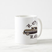 生命Oldsmobileの低いロウライダー コーヒーマグカップ (正面右)