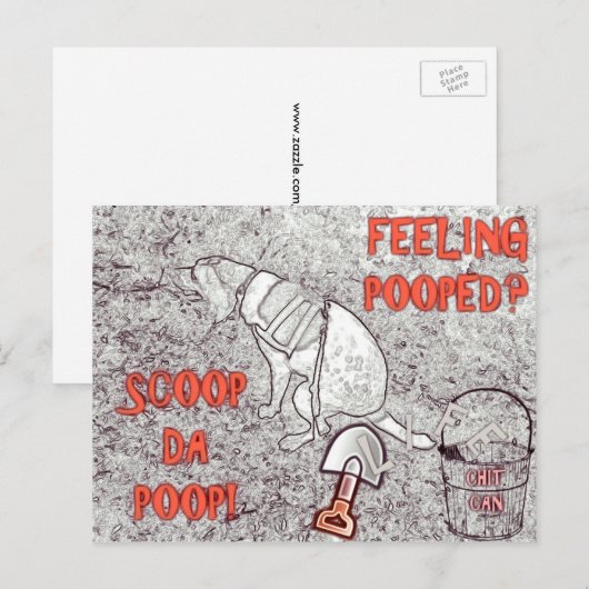 生命Pooper Scooper ポストカード (正面/裏面)