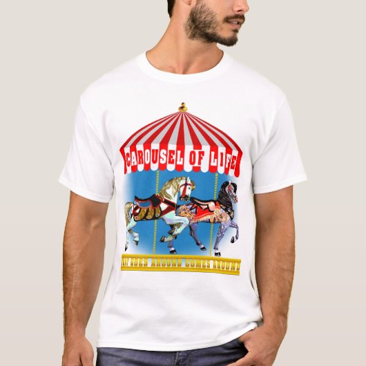 生命Tの回転木馬 Tシャツ (正面)
