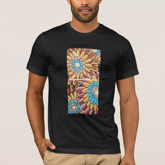 生命Thorughの変更の芸術#2 Tシャツ (正面)