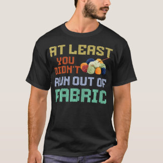 生地がなくならなかっただけマシ Funny Knitti Tシャツ