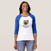 生地のために働きます! Tシャツ (正面フル)