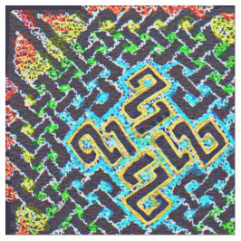 生地のケルト人のPainting~Hidden元の山 ファブリック