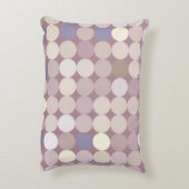 生地の円の抽象的なパターン アクセントクッション (裏面(縦))