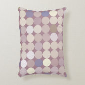 生地の円の抽象的なパターン アクセントクッション (正面(垂直))