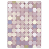 生地の円の抽象的なパターン クリップボード (裏面)