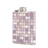 生地の円の抽象的なパターン フラスク (左)