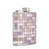 生地の円の抽象的なパターン フラスク (右)