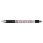 生地の円の抽象的なパターン ボールペン (正面)