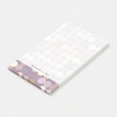 生地の円の抽象的なパターン ポストイット (アングル)