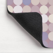 生地の円の抽象的なパターン マウスパッド (コーナー)