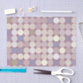 生地の円の抽象的なパターン 薄葉紙 (クラフト)