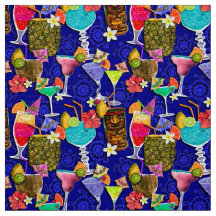 生地の熱帯飲み物のカクテルアルコール水彩画