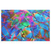 生地の花柄の抽象芸術のステンドグラス ファブリック (ファットクウォーター)