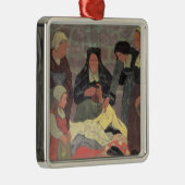 生地の販売人、c.1898 メタルオーナメント (右)