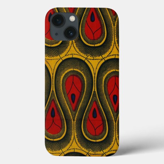 生地のIphoneのアフリカの場合 Case-Mate iPhoneケース (裏面)
