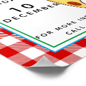 生地を上げよう、ピザ料理資金調達者 ポスター (角)