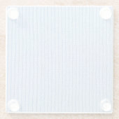 生地ストライプののテクスチ実在ャ、布。 ガラスコースター (裏面)