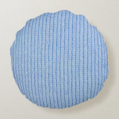 生地ストライプののテクスチ実在ャ、布。 ラウンドクッション (裏面)