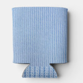 生地ストライプののテクスチ実在ャ、布。 缶クーラー (裏面)