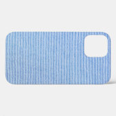 生地ストライプののテクスチ実在ャ、布。 Case-Mate iPhoneケース (裏面 (横))